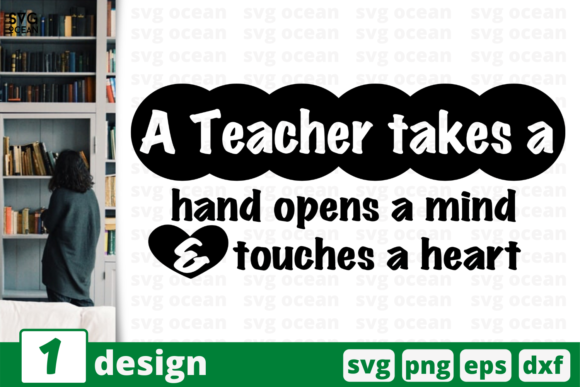 A Teacher Takes a Hand Opens Quote Graphics and Crafts