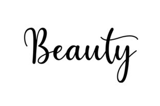 Beauty Quote Craft Design: Graphics and Crafts in Harmony