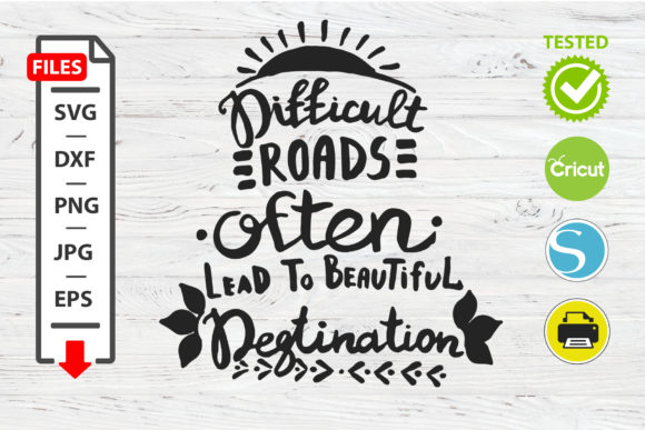 Difficult Roads: Graphics for Crafts and Creative Marketing